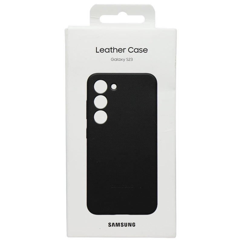 Samsung Leather Case for Samsung Galaxy S23 - Black (EF-VS911LBE)