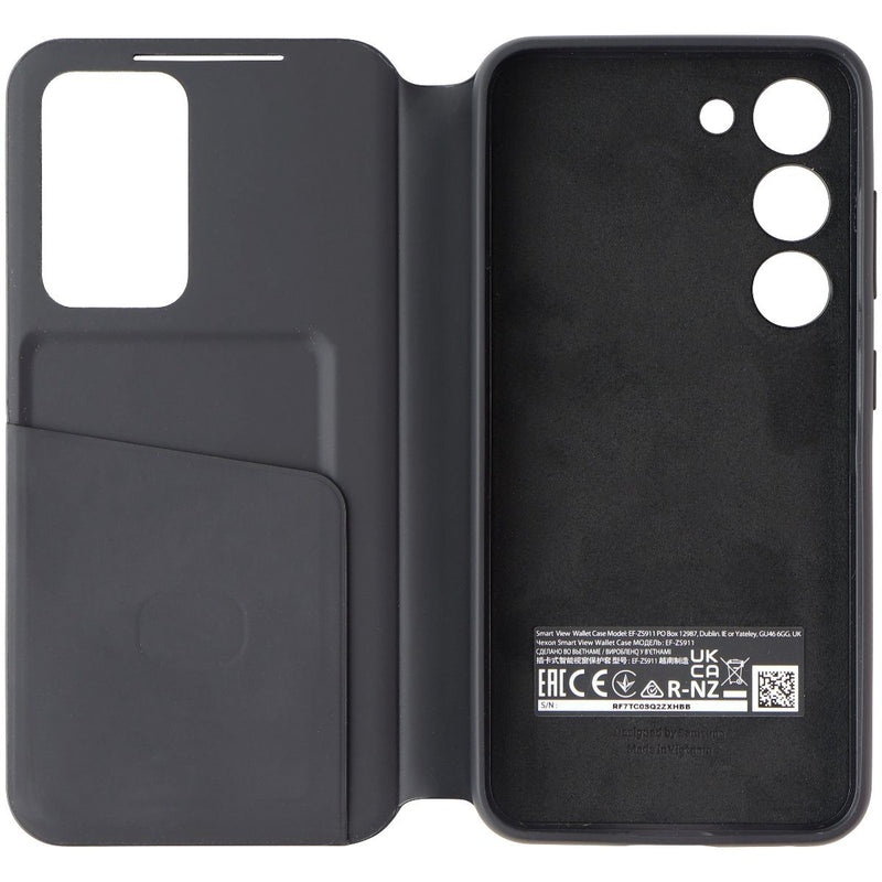 Samsung S-View Wallet Case for Samsung Galaxy S23 - Black (EF-ZS911CBE)