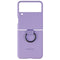 Samsung Silicone Protective Cover with Ring for Galaxy Z Flip3 5G - Lavender