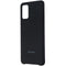 Samsung Silicone Back Cover Case for Galaxy (S20+) 5G - Black / Blue