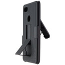 Encased Series Carbon Fiber Case + Holster for Google Pixel 3 XL - Clear
