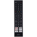 Hisense Remote Control (ERF3J80H) with Netflix/Prime/YouTube/(Disney+) - Black