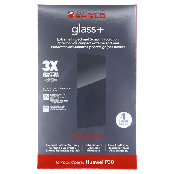 ZAGG InvisibleShield (Glass+) Tempered Glass for Huawei P30 Smartphone - Clear