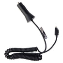 Verizon Xentris (Micro-USB) Coiled Cable Car Charger with LED Light - Black