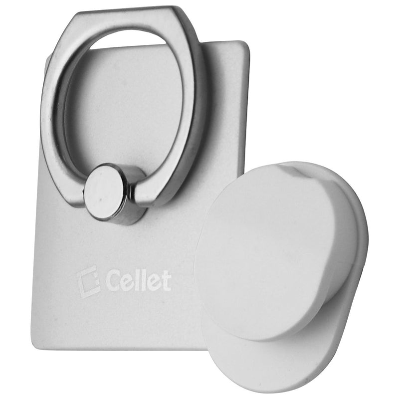Cellet Universal Ring Stand/Holder and Adhesive Mount - White
