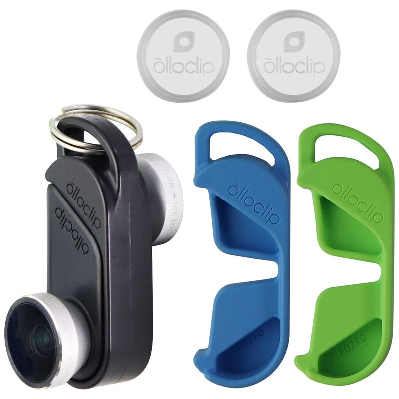 Olloclip 4-in-1 Photo Lens for iPhone 6s and 6s Plus - Silver Lens / Black Clip