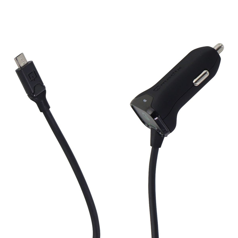 Qmadix (2-Amp) Micro-USB Car Charger with Quick Charge 2.0 - Black