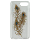 Speck Presidio Clear Print Hybrid Case for iPhone 7 Plus - Clear / Gold Feather
