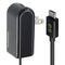 PureGear 12W 2.4A Wall Charger with 5Ft Micro USB Connector Cable - Black