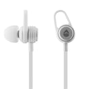 ECOXGEAR CB10 Wired Sweat proof SportBud Headphones with Microphone - White