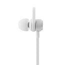ECOXGEAR CB10 Wired Sweat proof SportBud Headphones with Microphone - White