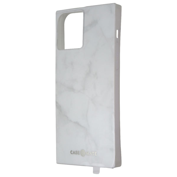 Case-Mate BLOX Rectangular Case for iPhone 12 and iPhone 12 Pro - White Marble