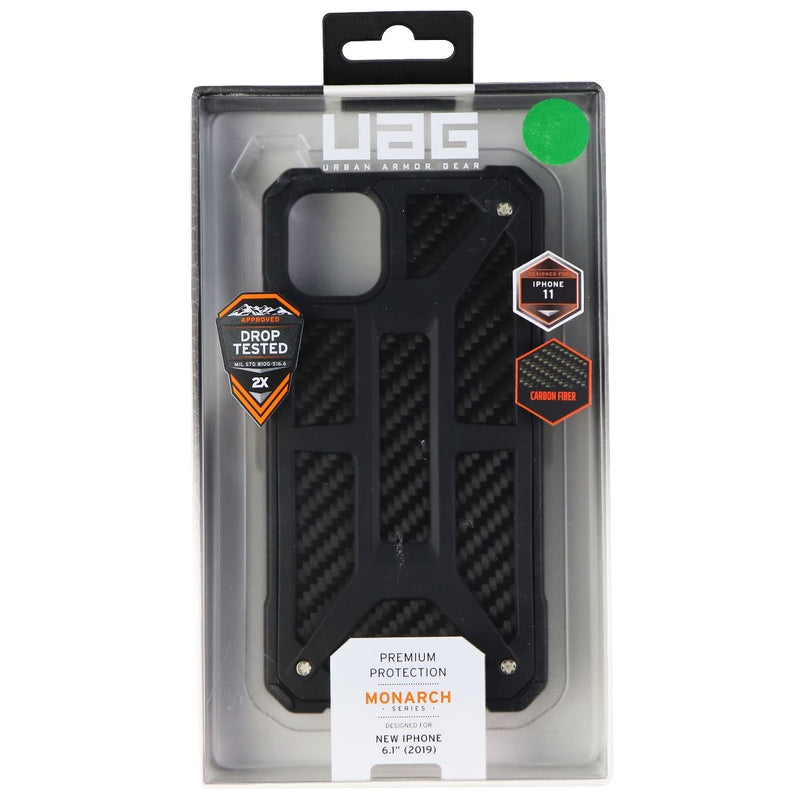UAG Monarch Series Rugged Carbon Fiber Case for Apple iPhone 11 - Black