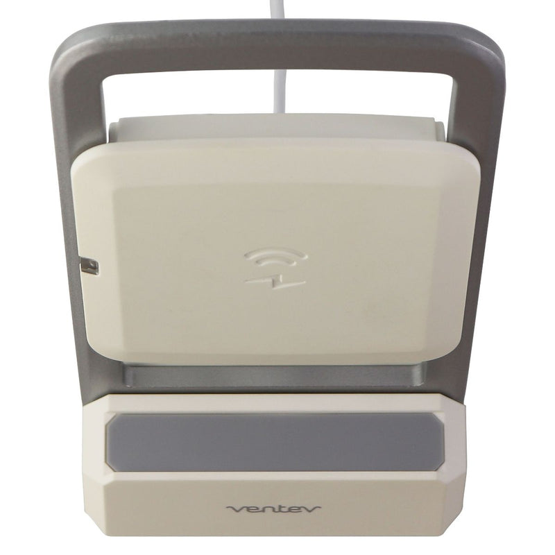 Ventev 15W Wireless ChargeStand for Qi Wireless Charging Devices - White/Silver