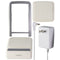 Ventev 15W Wireless ChargeStand for Qi Wireless Charging Devices - White/Silver