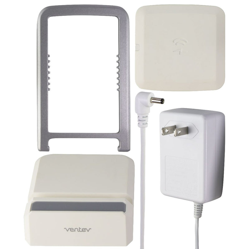 Ventev 15W Wireless ChargeStand for Qi Wireless Charging Devices - White/Silver