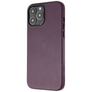 Leather Case for  MAGSAFE for Apple iPhone 13 Pro Max  - Dark Cherry