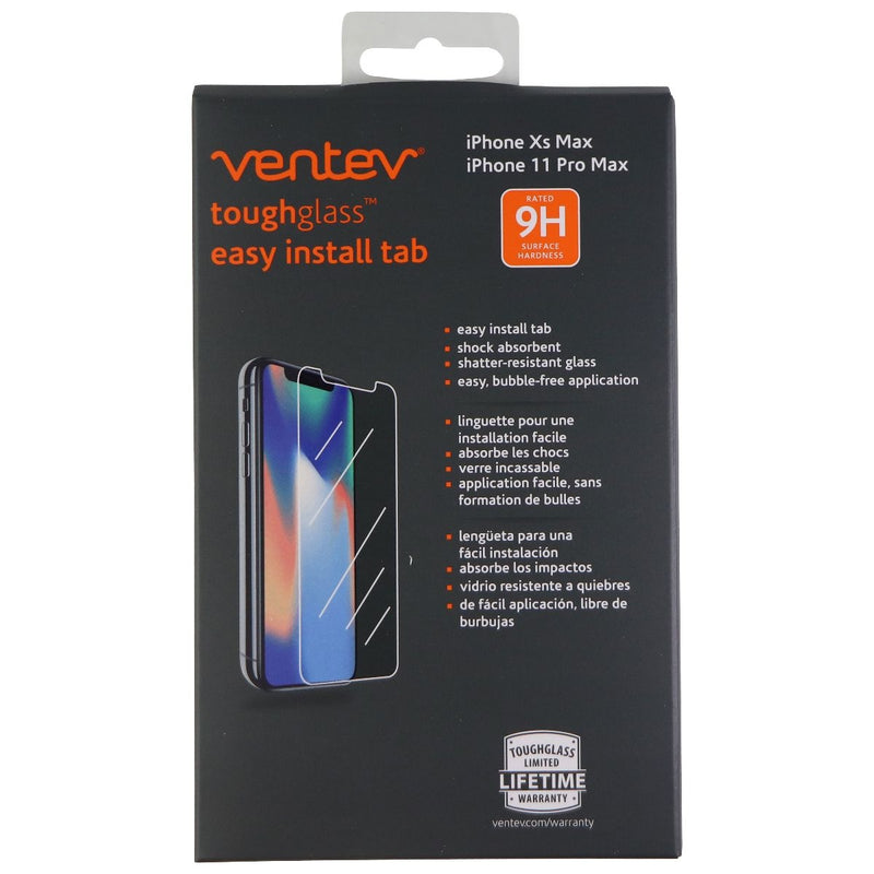 Ventev ToughGlass Screen Protection Kit for iPhone Xs Max and 11 Pro Max - Clear
