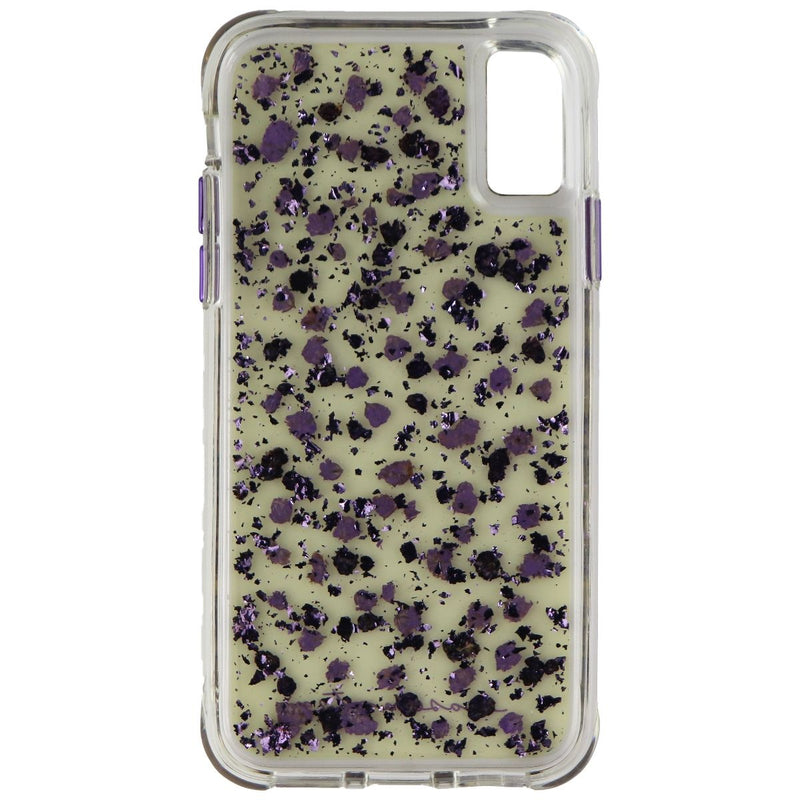 Case-Mate Genuine Flowers Hard Case for Apple iPhone X - Ditsy Petals Purple