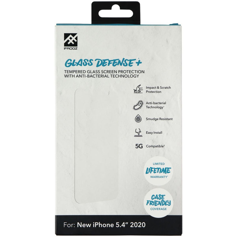 iFrogz Glass Defense + Series Screen Protector for Apple iPhone 12 mini - Clear