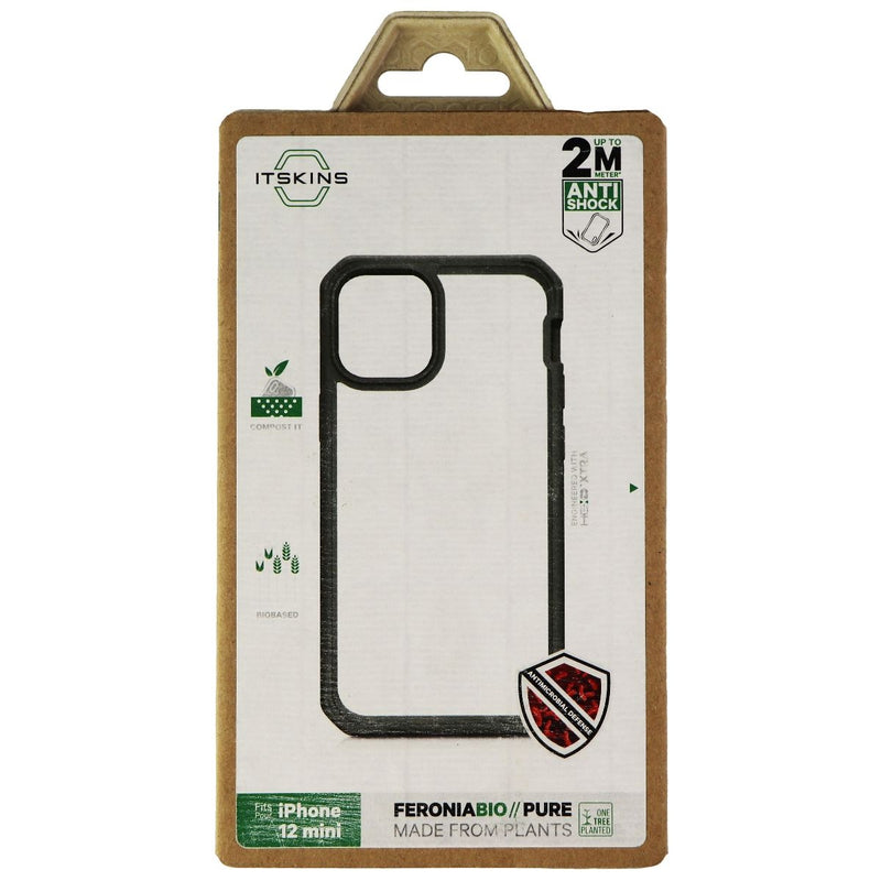 ITSKINS Feroniabio Pure Series for Apple iPhone 12 Mini - Olive Green / Clear