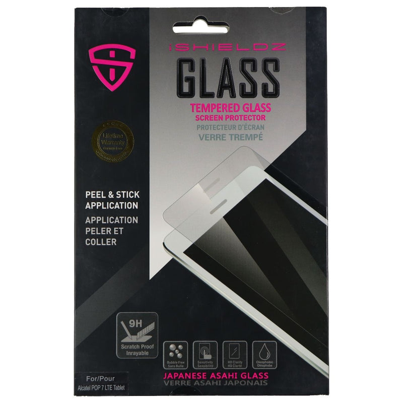 iShieldz Asahi Tempered Glass Screen Protector for Alcatel POP 7 LTE - Clear