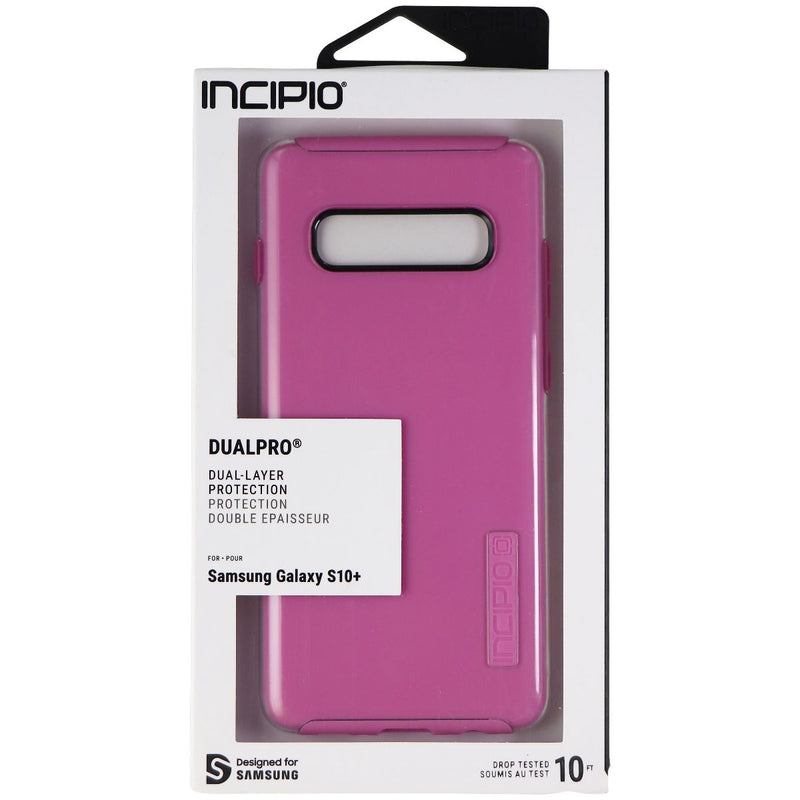 Incipio DualPro Series Case for Samsung Galaxy (S10+) Smartphones - Pink/Clear
