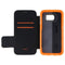 ZAGG BookCase Folio for Samsung Galaxy S6 Smartphones - Black/Orange
