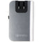 myCharge HUBPLUS-C 6700 mAh Portable Charger with USB-C + Micro-USB - Silver