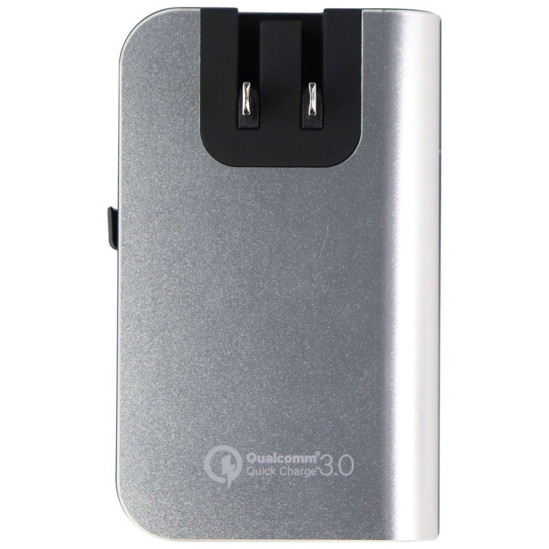 myCharge HUBPLUS-C 6700 mAh Portable Charger with USB-C + Micro-USB - Silver