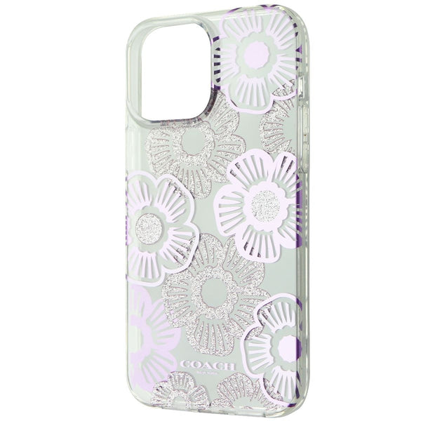 Coach Protective Case for iPhone 13 Pro Max/12 Pro Max - Tea Rose Ice Purple