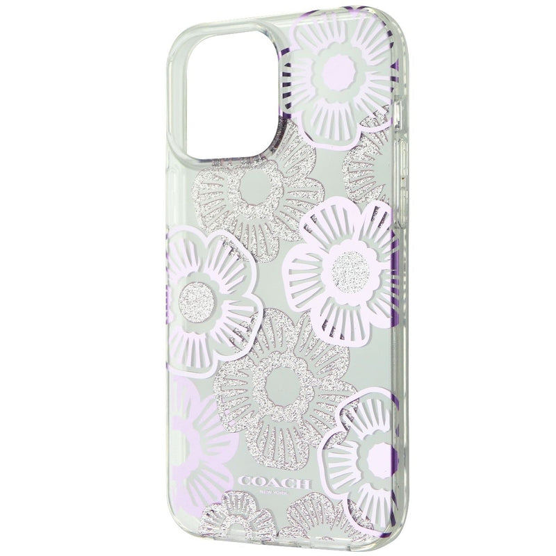 Coach Protective Case for iPhone 13 Pro Max/12 Pro Max - Tea Rose Ice Purple