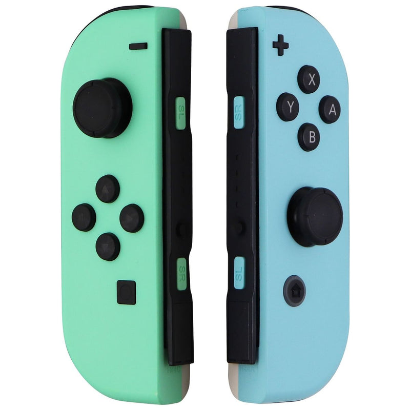Nintendo Animal Crossing Edition Left & Right Joy-Cons with Straps - Blue/Green