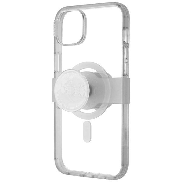 PopSockets Case for MagSafe with Grip and Slide for Apple iPhone 14 Plus - Clear