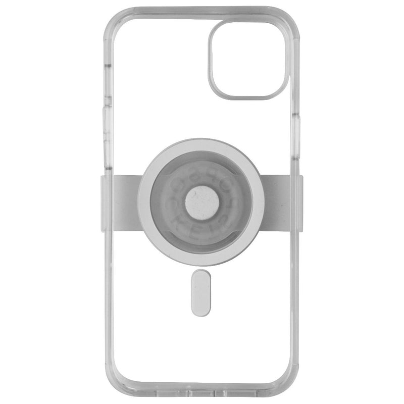 PopSockets Case for MagSafe with Grip and Slide for Apple iPhone 14 Plus - Clear