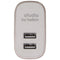 Belkin Studio (24-Watt) Dual USB Power Adapter Wall Charger - Gold (F8J230dq)