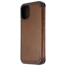 OtterBox Strada Series Leather Folio Case for Apple iPhone 12 mini - Brown