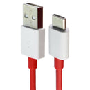 OnePlus (3.3-Foot) 1m USB to USB-C Charge and Sync Cable - Red/White (D140)