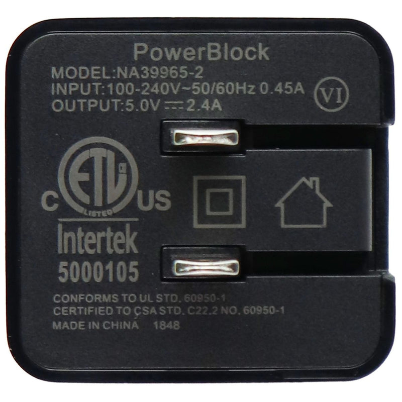 Griffin (12-Watt/2.4A) USB Wall Charger & 3-Foot for iPhones