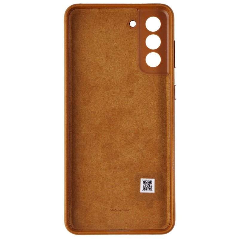 Samsung Leather Back Cover for Galaxy (S21+) & (S21+) 5G - Brown