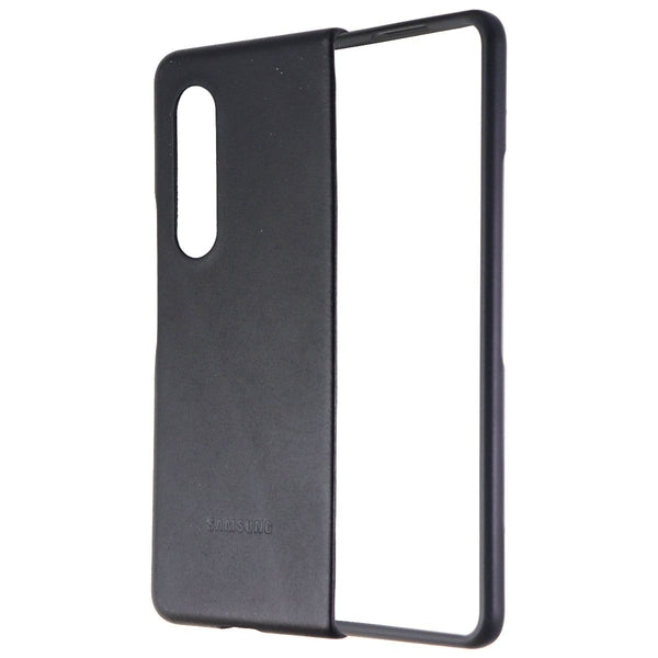 Samsung Leather Protective Cover for Galaxy Z Fold3 5G - Black (EF-VF926LBEGUS)