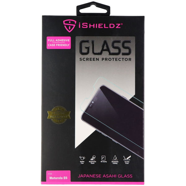 iShieldz Asahi Tempered Glass Screen Protector for Motorola E6 Play - Clear