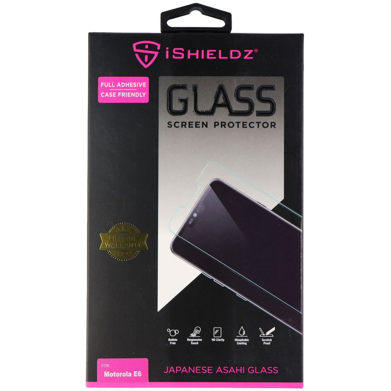 iShieldz Asahi Tempered Glass Screen Protector for Motorola E6 Play - Clear