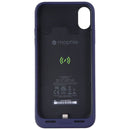 Mophie Juice Pack Wireless Qi Charging Battery Case for Apple iPhone X - Blue