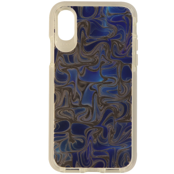 ZAGG Victoria Series Hybrid Hard Case Cover for the iPhone X 10 - Blue Silver