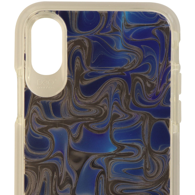 ZAGG Victoria Series Hybrid Hard Case Cover for the iPhone X 10 - Blue Silver