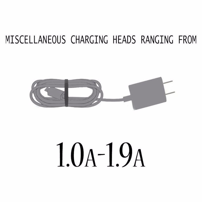 Miscellaneous Generic Corded Micro-USB Wall Charger (1.0A to 1.9A) Output