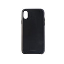 Granite Genuine Leather Slim Case for Apple iPhone X - Black Leather