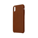 Granite Slim Genuine Leather Case Cover for Apple iPhone X 10 - Brown Leather