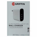 Griffin (10W/2.1A) Ultra-Powerful 3 Port USB Wall Charger - White/Black